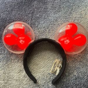 Disney Parks Mickey Mouse Red Balloon Light-Up Ears Headband